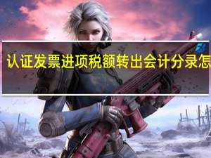 认证发票进项税额转出会计分录怎么做