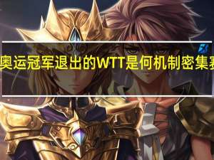 让两大奥运冠军退出的WTT是何机制 密集赛程引发争议