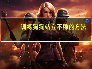 训练狗狗站立不稳的方法