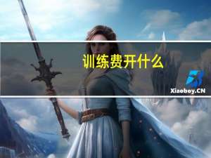 训练费开什么