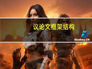 议论文框架结构