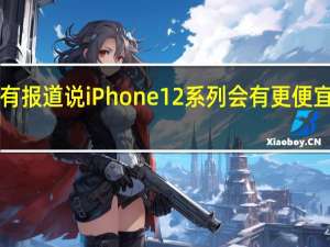 记得有报道说iPhone12系列会有更便宜的4G版本