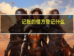 记账的借方登记什么