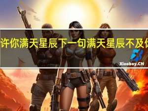 许你满天星辰下一句 满天星辰不及你歌曲