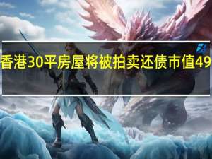 许家印香港30平房屋将被拍卖还债 市值496万港元抵债