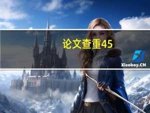 论文查重45