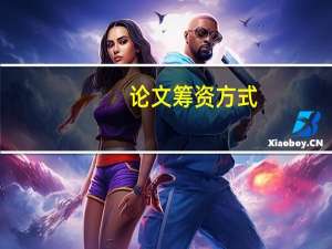 论文筹资方式