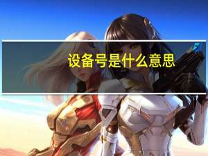 设备号是什么意思