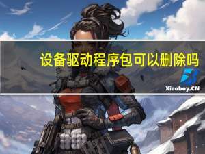 设备驱动程序包可以删除吗