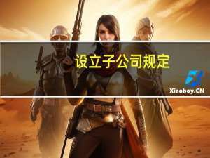 设立子公司规定