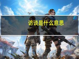 访谈是什么意思