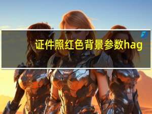 证件照红色背景参数hag（证件照红色背景参数）