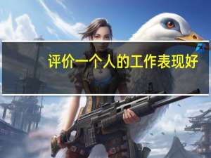 评价一个人的工作表现好（评价一个人的工作表现）