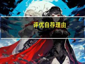 评优自荐理由