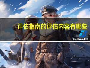 评估指南的评估内容有哪些