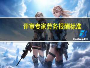评审专家劳务报酬标准