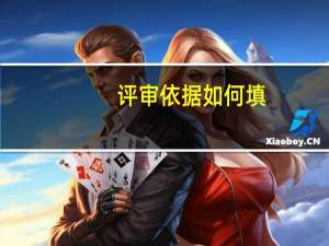 评审依据如何填