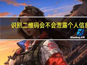 识别二维码会不会泄露个人信息（识别二维码）