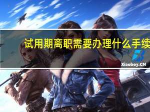 试用期离职需要办理什么手续