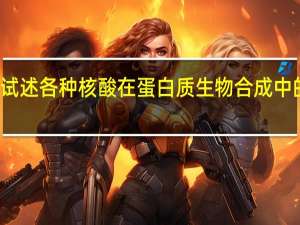 试述各种核酸在蛋白质生物合成中的作用（简述直接参与蛋白质生物合成的核酸及其作用）