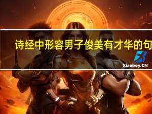 诗经中形容男子俊美有才华的句子