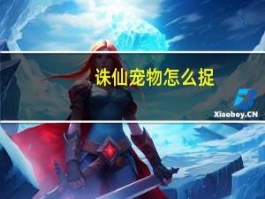 诛仙宠物怎么捉