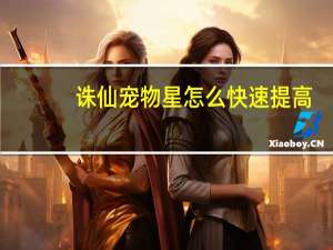 诛仙宠物星怎么快速提高