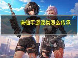 诛仙手游宠物怎么传承
