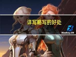 详写略写的好处