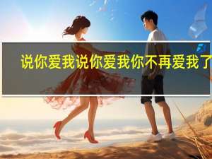 说你爱我说你爱我你不再爱我了吗？