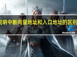 说明中断向量地址和入口地址的区别和联系