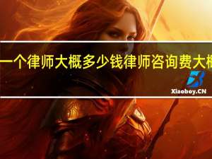 请一个律师大概多少钱 律师咨询费大概多少钱
