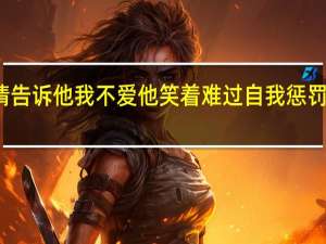 请告诉他我不爱他 笑着难过自我惩罚 求歌名