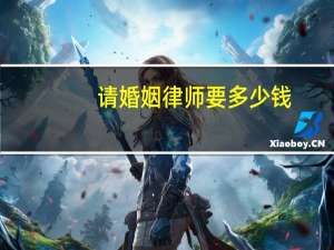 请婚姻律师要多少钱