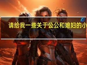 请给我一些关于公公和媳妇的小说