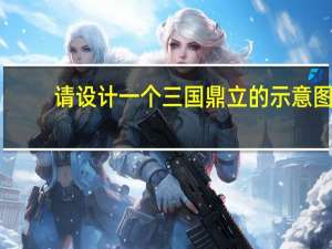 请设计一个三国鼎立的示意图
