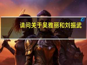 请问关于吴雅丽和刘振武