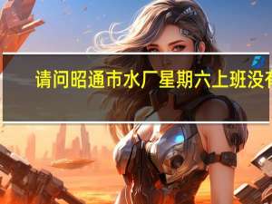 请问昭通市水厂星期六上班没有（请问做t是什么意思）