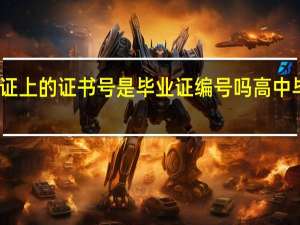 请问高中毕业证上的证书号是毕业证编号吗 高中毕业证书编号怎么查