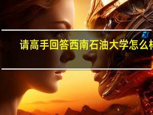 请高手回答西南石油大学怎么样