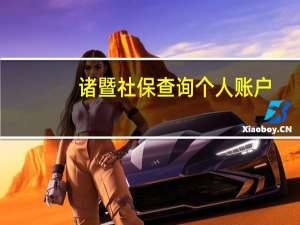 诸暨社保查询个人账户