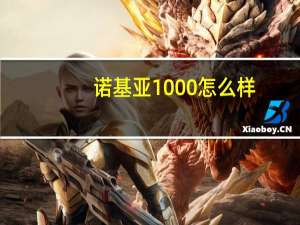 诺基亚1000怎么样（诺基亚1000怎么样）