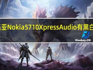 诺基亚Nokia 5710 XpressAudio有黑白两款可选