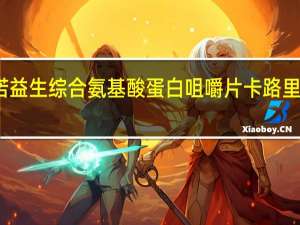 诺益生 综合氨基酸蛋白咀嚼片卡路里是多少