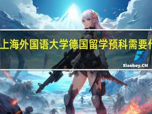 读上海外国语大学德国留学预科需要什么条件