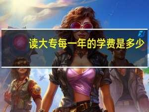 读大专每一年的学费是多少