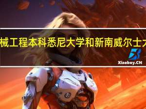读机械工程本科悉尼大学和新南威尔士大学哪个好
