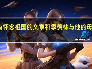 谁有怀念祖国的文章和季羡林与他的母亲的文章