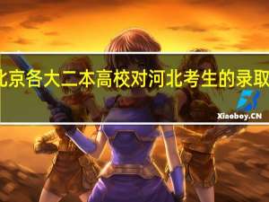 谁能告诉我北京各大二本高校对河北考生的录取分数线大概是多少