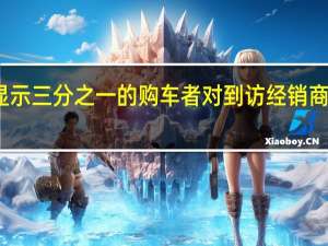 调查显示三分之一的购车者对到访经销商持谨慎态度